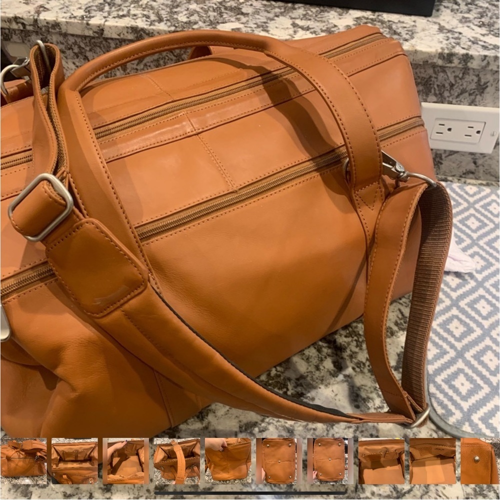 Spacious Leather ToteTravel  Bag NWNT
